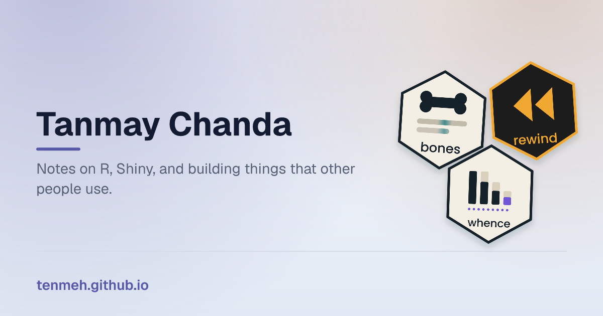 Work with me – Tanmay Chanda